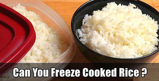 can-you-freeze-rice